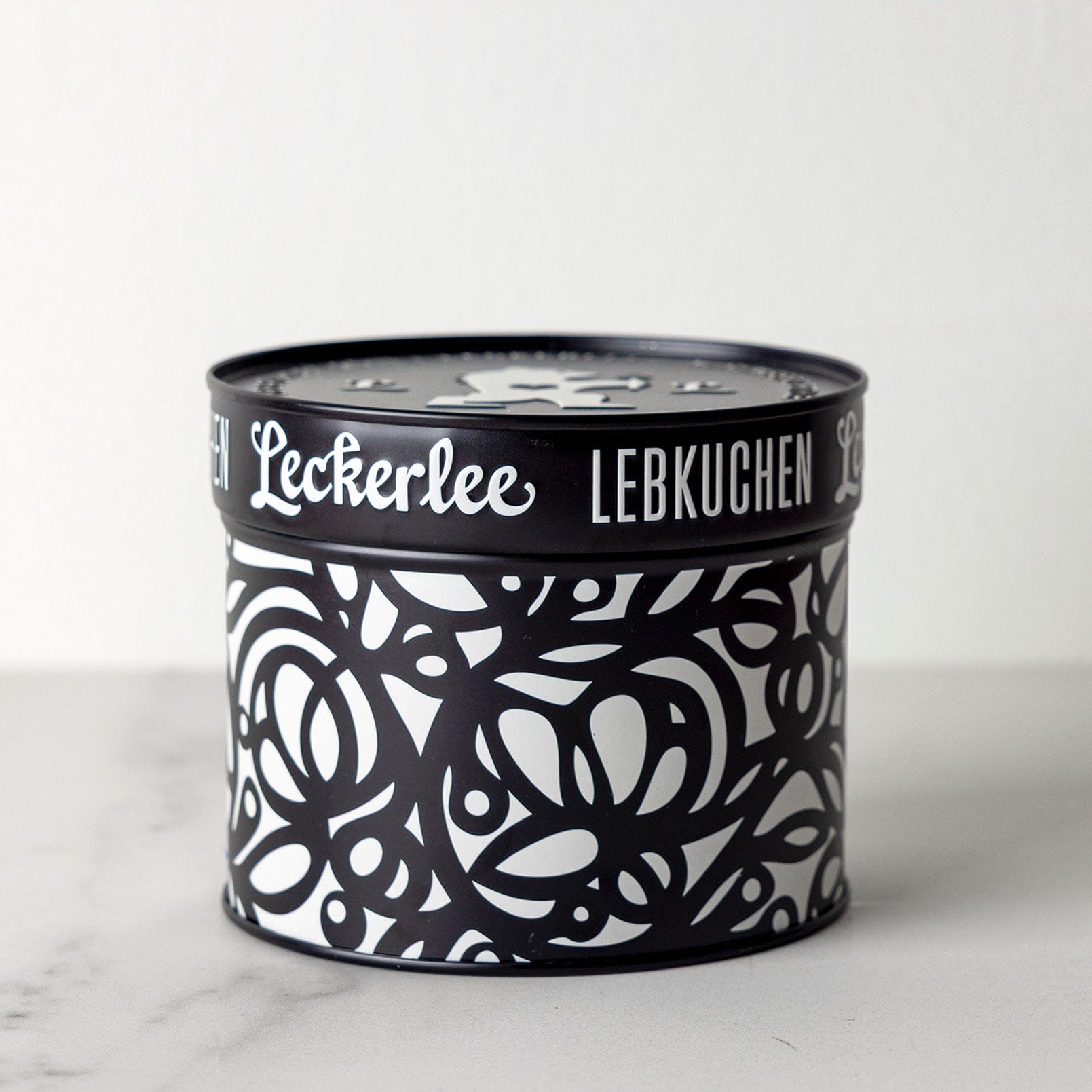 Abstract Peony lebkuchen Tin