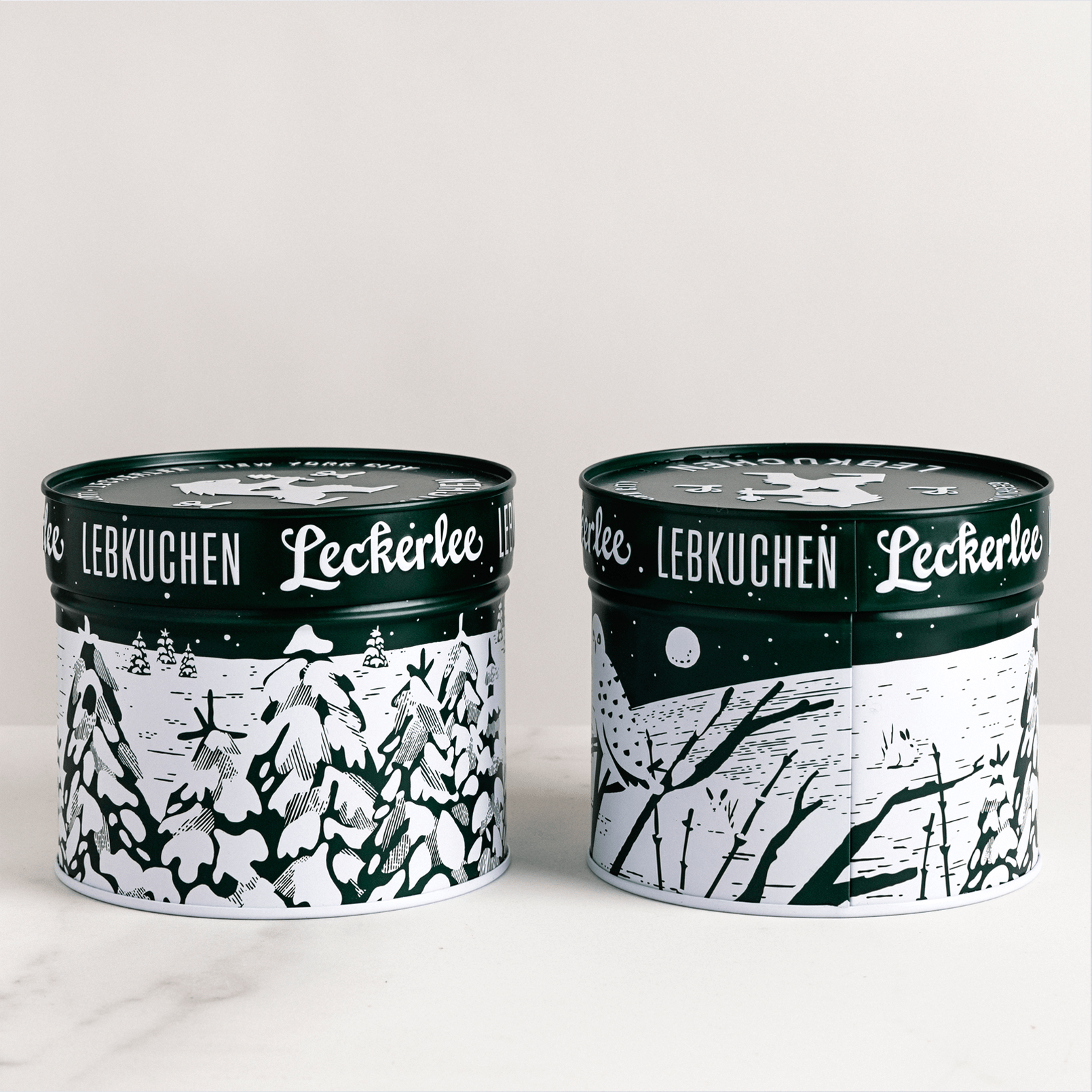 ★クッキー★ Leckerlee Lebkuchen | Snowy Pines Tin